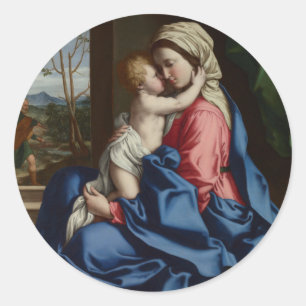Adesivo Criança cristo Abraçando Sua Mãe