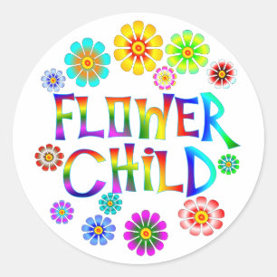 ADESIVO CRIANÇA DE FLOR