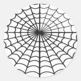Adesivo Criança divertida na Web do Halloween Spider Amiga