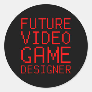 Adesivo Criança do Designer de Vídeo do Futuro