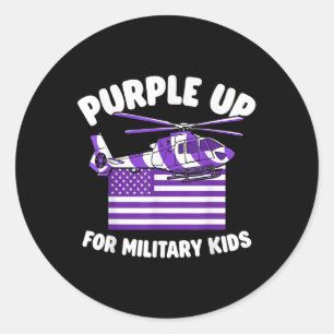 Adesivo Criança Militar Mês Roxo Para Crianças Militar B