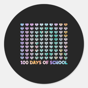 Adesivo Crianças 100 Dias De Coração Coração Colar Coraçõe