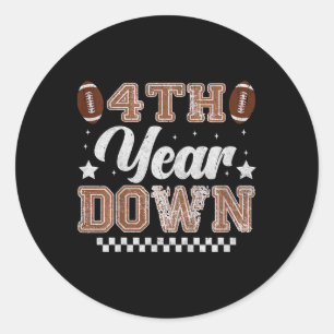 Adesivo Crianças: 4º Ano de Abaixo Festa de aniversário de