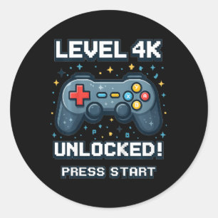Adesivo Crianças 4k Meninos Ck Para a Escola Retro Gamer 4