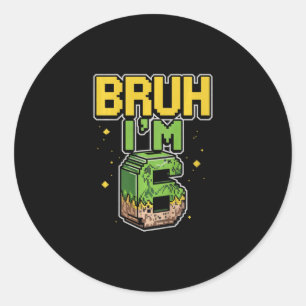 Adesivo Crianças Bruh É Meu Aniversário Meninos Crianças D