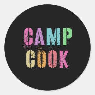 Adesivo Crianças Camp Cook Chef Cozinhar de acampamento Vi