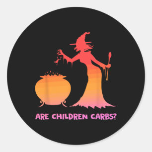 Adesivo Crianças Carboidratos Bruxas Cauldron Halloween De