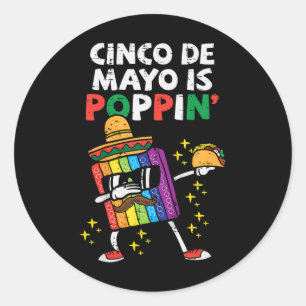 Adesivo Crianças Cinco De Mayo É Poppin Fidget Toddler Boy