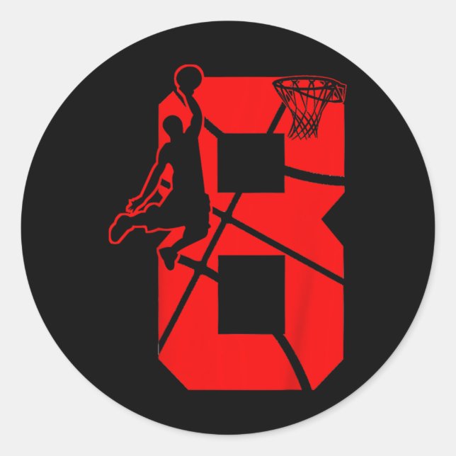 Adesivo Crianças com 8 anos 8º ano Festa de Aniversário de (Frente)