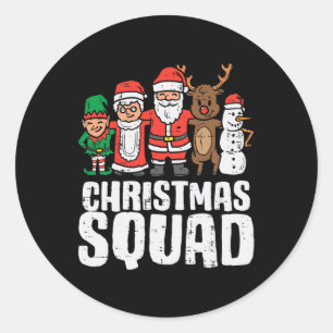 Adesivo Crianças da Família Elf Xmas, Papais noeis de Nata