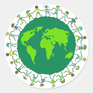 Adesivo Crianças da Terra