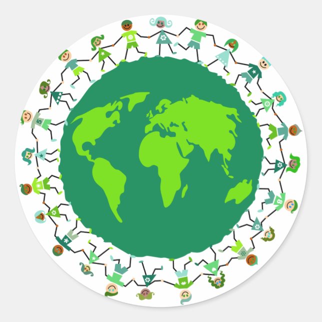 Adesivo Crianças da Terra (Frente)