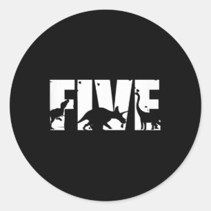 Adesivo Crianças De 5 Anos Dinossauro T Rex Gift De Jovem