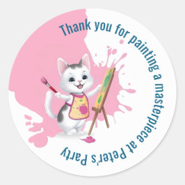 Adesivo Crianças de festas de arte em festas de pintura