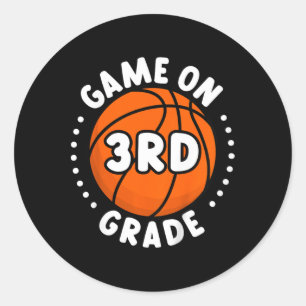 Adesivo Crianças De Volta Ao Jogo Da Escola No 3º Ano Da D