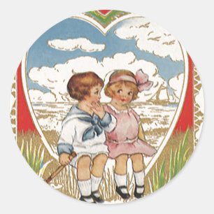 Adesivo Crianças do dia dos namorados do Victorian do
