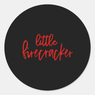 Adesivo Crianças Em 4 De Julho Pequeno Firecracker Patriót