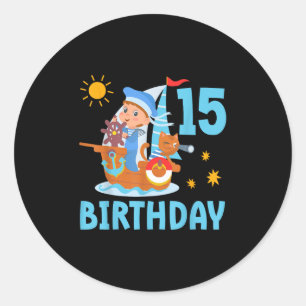 Adesivo Crianças engraçadas Festa de 15 anos de idade Vele