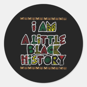 Adesivo Crianças Eu Sou Um Pequeno Negro História Menino M