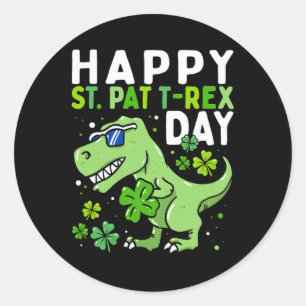 Adesivo Crianças Felizes Dia de São Patrício Trex Dia do D