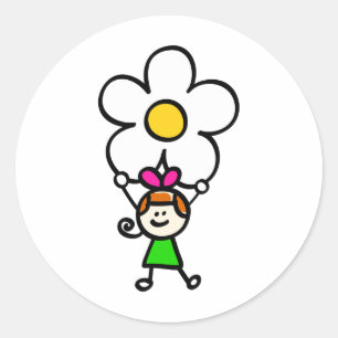 Adesivo crianças felizes que guardaram a ilustração dos