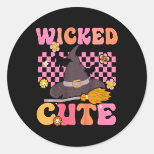 Adesivo Crianças Groovy Wicked Cute Witume Halloween Ki