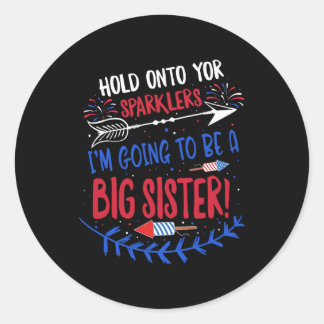 Adesivo Crianças Irmã Grande Suspirando 4 De Julho De Grav