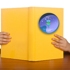 Adesivo Crianças legal aprendem robô lendo notebook