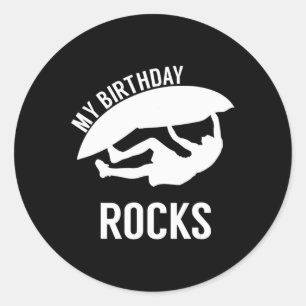 Adesivo Crianças Meu Aniversário Rocha Presente para Pedra
