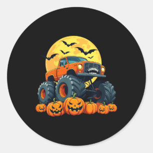 Adesivo Crianças Monster Truck Halloween Pumpkin Jack O La