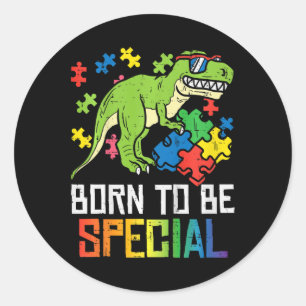 Adesivo Crianças Nascer Especial Trex Quebra-cabeça Dino B