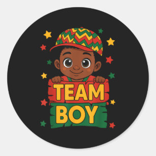 Adesivo Crianças Negras da Equipe Revelam Anúncios de Bebê