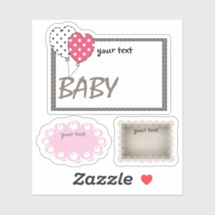 Adesivo Crianças personalizadas, crianças, vintage, retrô