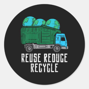 Adesivo Crianças Reutilizam Lixo de Reciclares