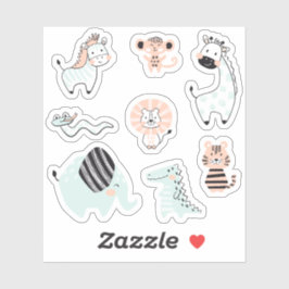 Adesivo Crianças selvagens de safari