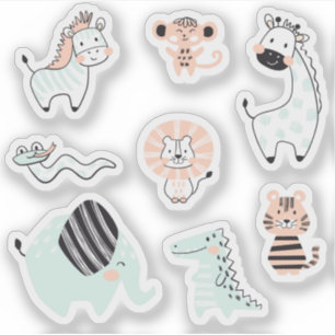 Adesivo Crianças selvagens de safari