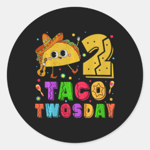 Adesivo Crianças Taco Twisdia - Dos Toddler Festa de anive