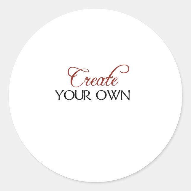 Adesivo Criar Modelo (Frente)