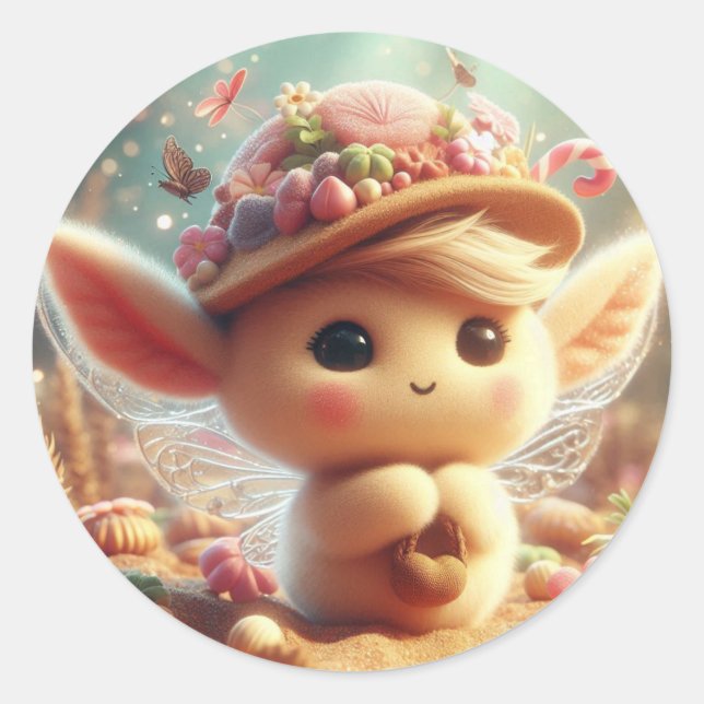 Adesivo Criatura de Orelhas Bonitas (Frente)