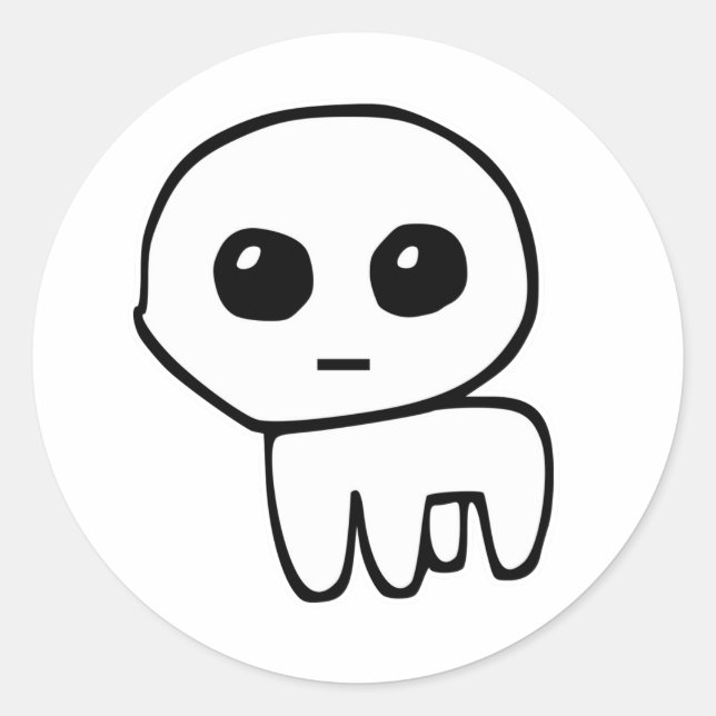 Adesivo Criatura do Autismo TBH Criatura do Autismo (Frente)