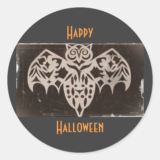 Adesivo Criatura Noturna Antiquada (Frente)