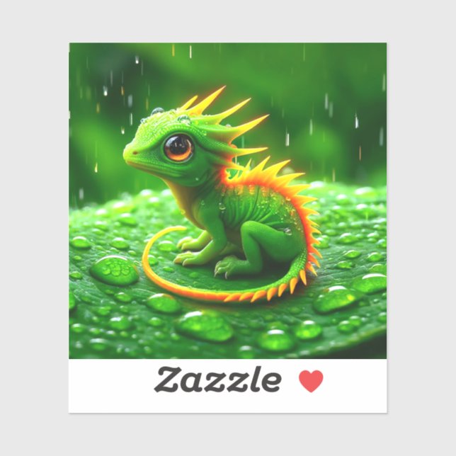 Adesivo Criatura Pequena (Folha)