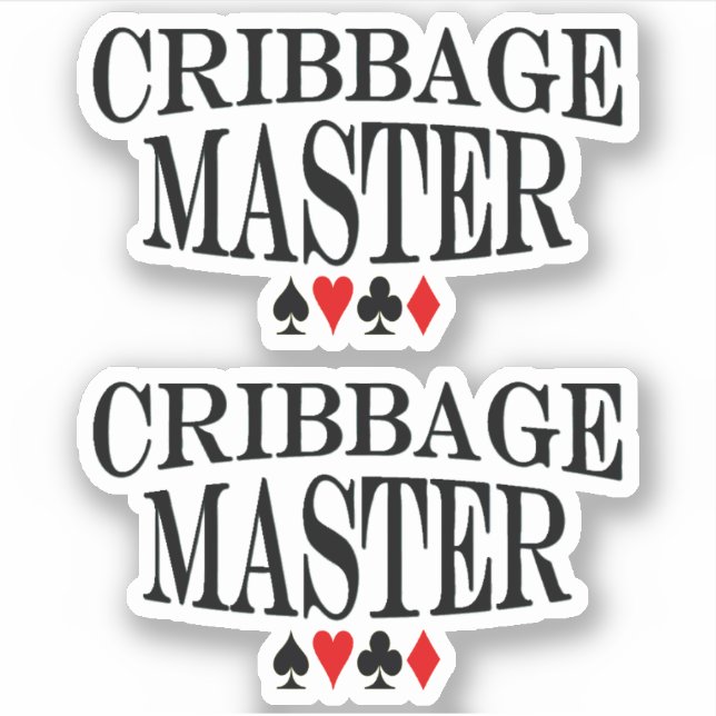 Adesivo Cribbage Master 2x Vinil (Frente)