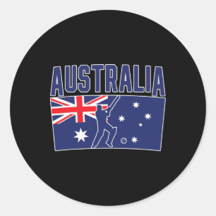 Adesivo Cricket Austrália (bandeira e Tsman)