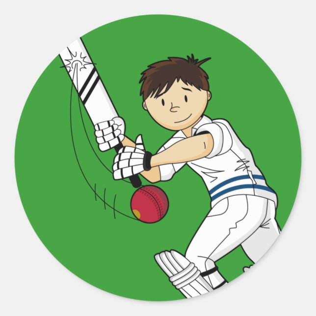 Adesivo Cricket Batsman Sticker (Frente)