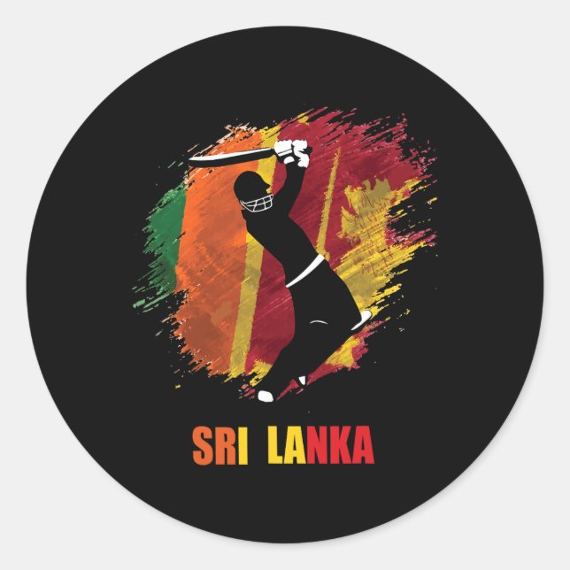 Adesivo Cricket do Sri Lanka (Frente)