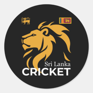 Adesivo Cricket do Sri Lanka Perfeito Para Fãs de Críquete