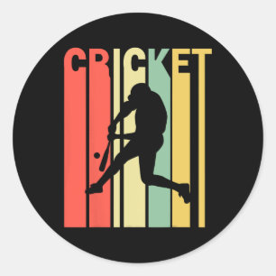 Adesivo Cricketer Cores Vintage Retro