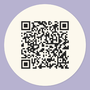 Adesivo Crie Instantaneamente um Código QR   Branco Esmaec
