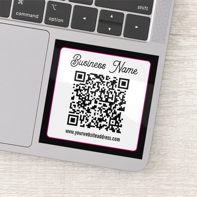 Adesivo Crie Instantaneamente um Código QR Escaneável para (Detalhe)